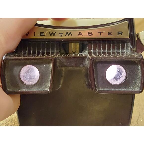 Viewmaster Viewer 40s 50s Sawyer's View Master Brown Bakelite Lighted Working - Picture 6 of 16